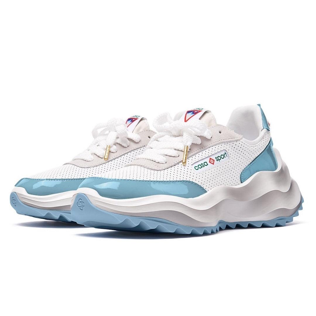 Light Blue-White - Lifestyle - Casablanca Mens Atlantis Casual Trainers