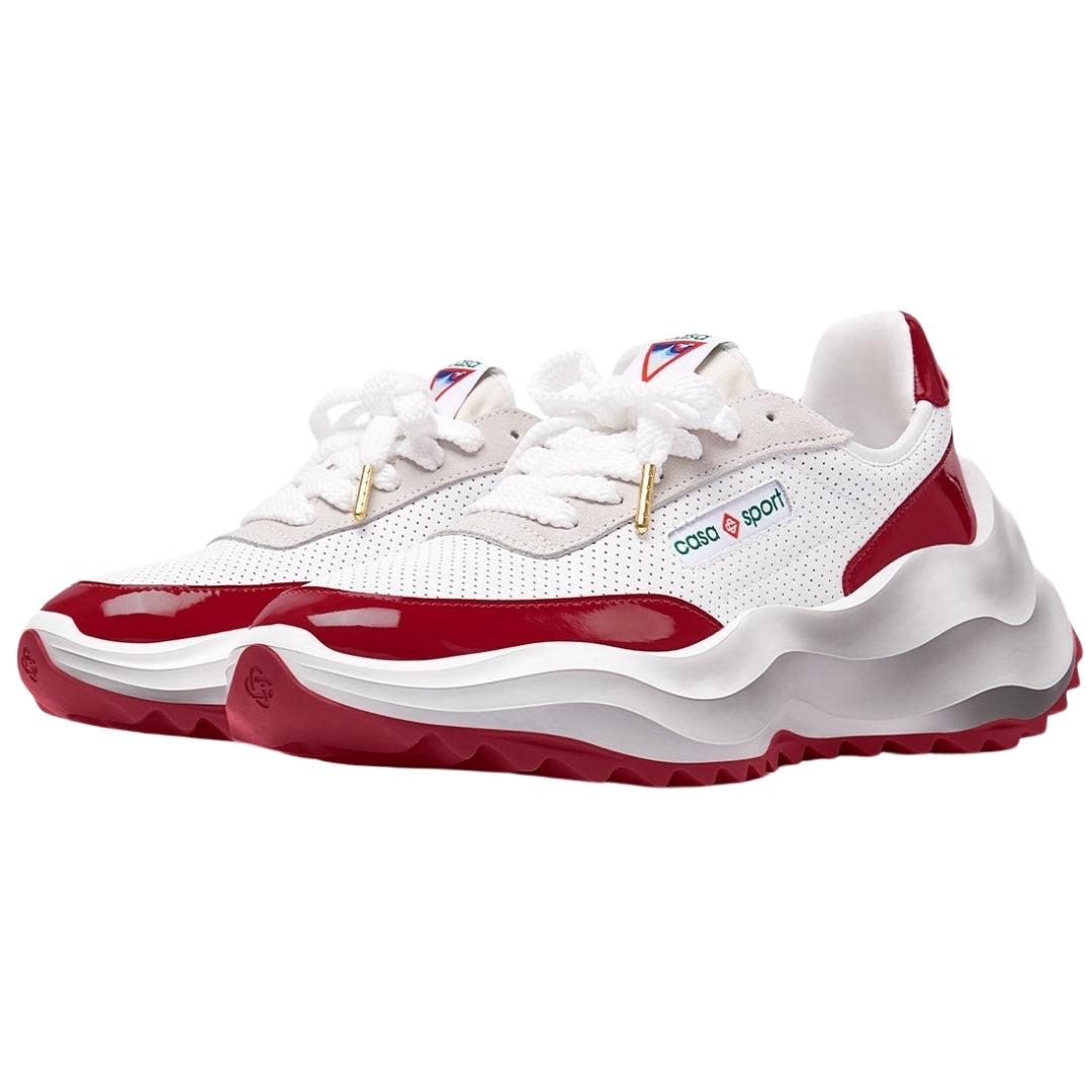 Red-White - Lifestyle - Casablanca Mens Atlantis Casual Trainers