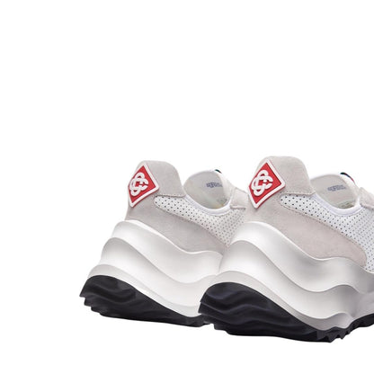 White - Back - Casablanca Mens Atlantis Casual Trainers