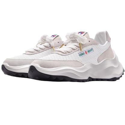 White - Lifestyle - Casablanca Mens Atlantis Casual Trainers