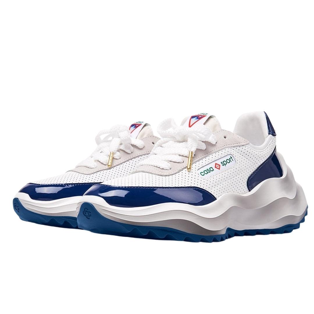 White-Navy - Lifestyle - Casablanca Mens Atlantis Casual Trainers