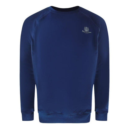 Navy Blue - Back - Aquascutum Mens Crest Tracksuit