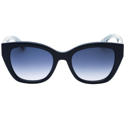 Dark Blue - Front - Tommy Hilfiger Womens-Ladies Stripe Sunglasses