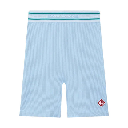Pale Blue - Front - Casablanca Mens Seamless Shorts