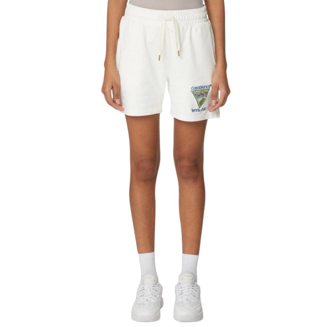 Off White - Lifestyle - Casablanca Mens Tennis Club Icon Embroidered Tennis Shorts