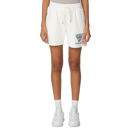 Off White - Lifestyle - Casablanca Mens Tennis Club Icon Embroidered Tennis Shorts