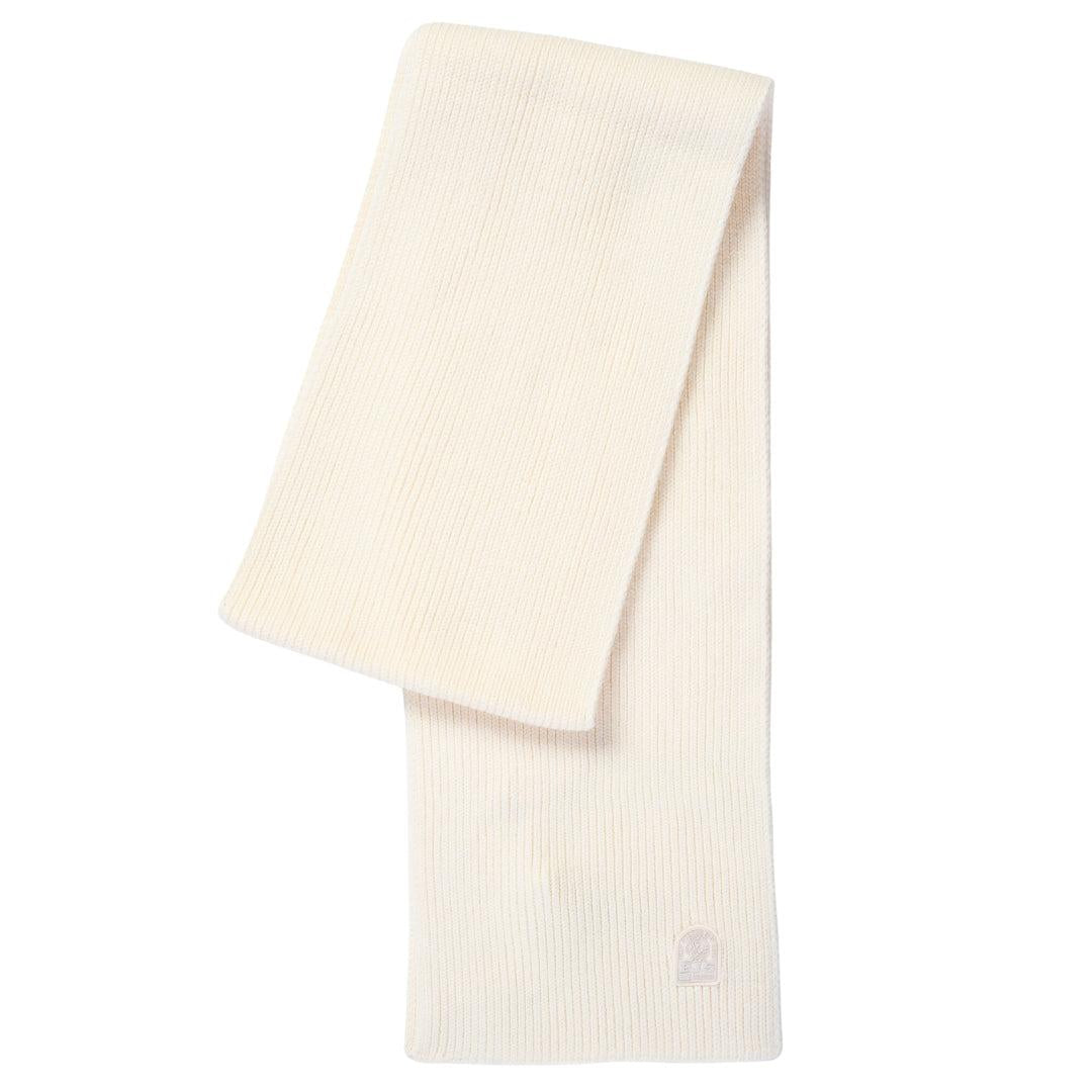 Natural - Front - Parajumpers Plain Merino Wool Scarf