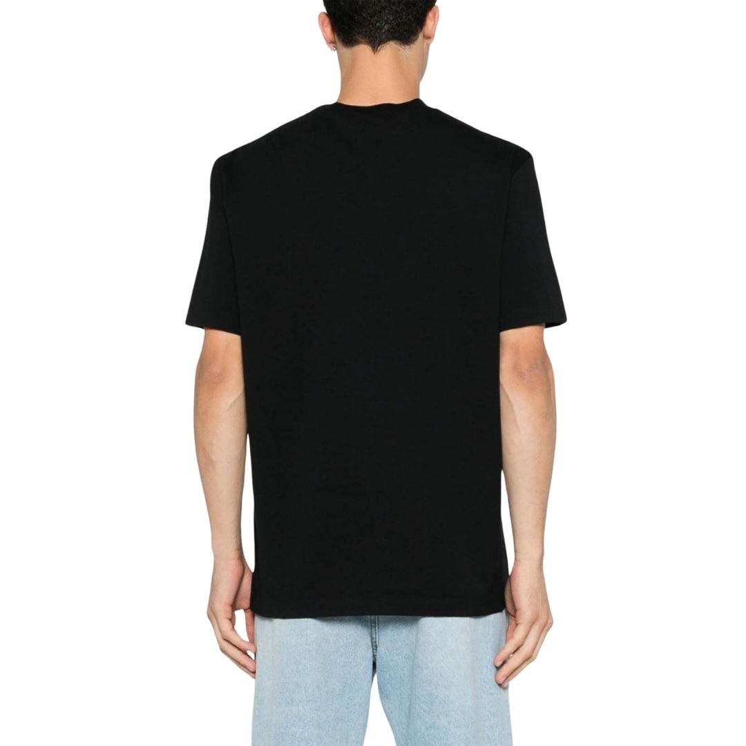 Black - Lifestyle - DSquared2 Mens Headquarters Logo Cotton T-Shirt