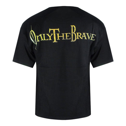 Black - Back - Diesel Mens Logo Cotton T-Shirt