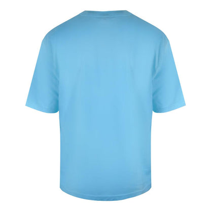 Blue - Back - Diesel Mens Monotone Logo Cotton T-Shirt