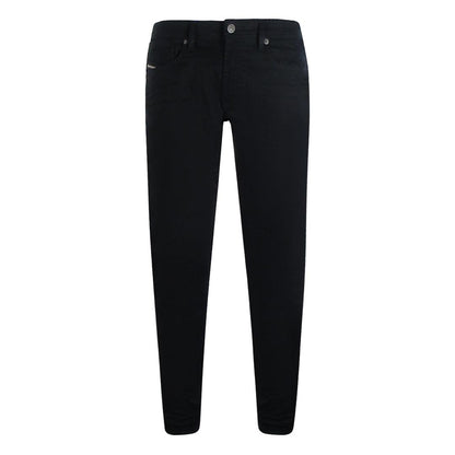 Black Denim - Front - Diesel Mens 1979 Sleeker-R Denim Jeans
