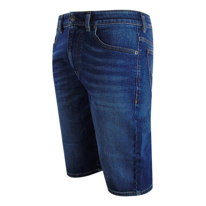 Blue Denim - Side - Diesel Mens Cotton Denim Shorts
