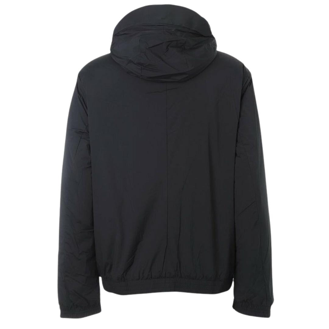 Black - Back - Emporio Armani Mens Polyamide Hooded Jacket