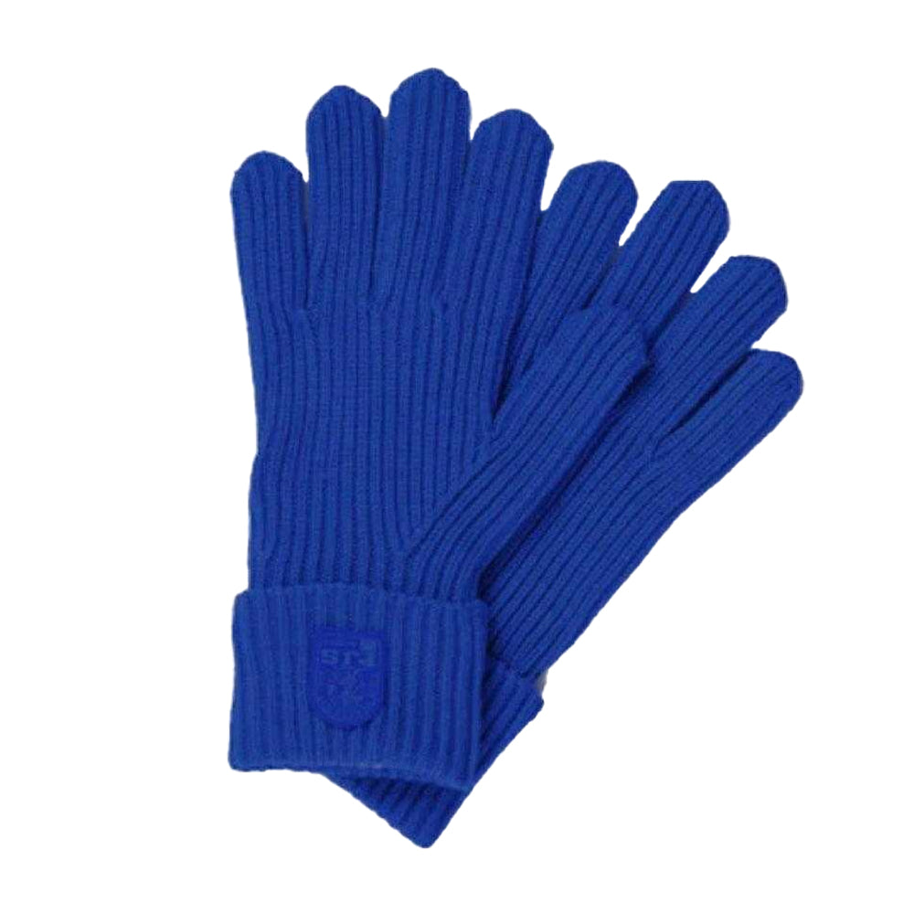 Cosmic Blue - Back - Parajumpers Unisex Adult Merino Wool Winter Gloves
