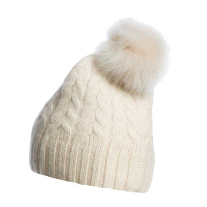 Moonbeam - Back - Parajumpers Womens-Ladies Cable Knit Winter Hat