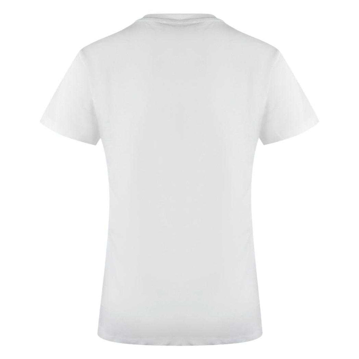 White - Back - Love Moschino Womens-Ladies Love Short-Sleeved Everyday T-Shirt