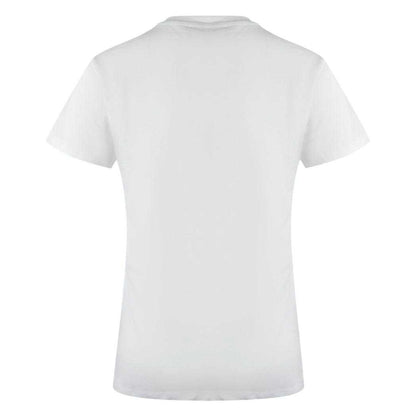 White - Back - Love Moschino Womens-Ladies Love Short-Sleeved Everyday T-Shirt
