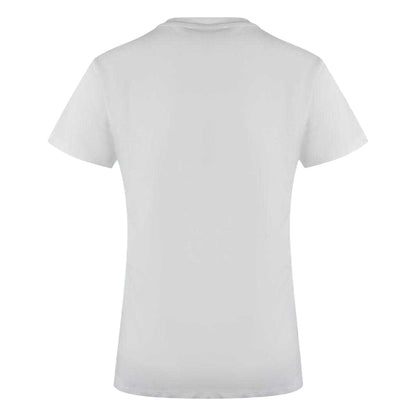 White - Back - Love Moschino Womens-Ladies Signature Everyday T-Shirt
