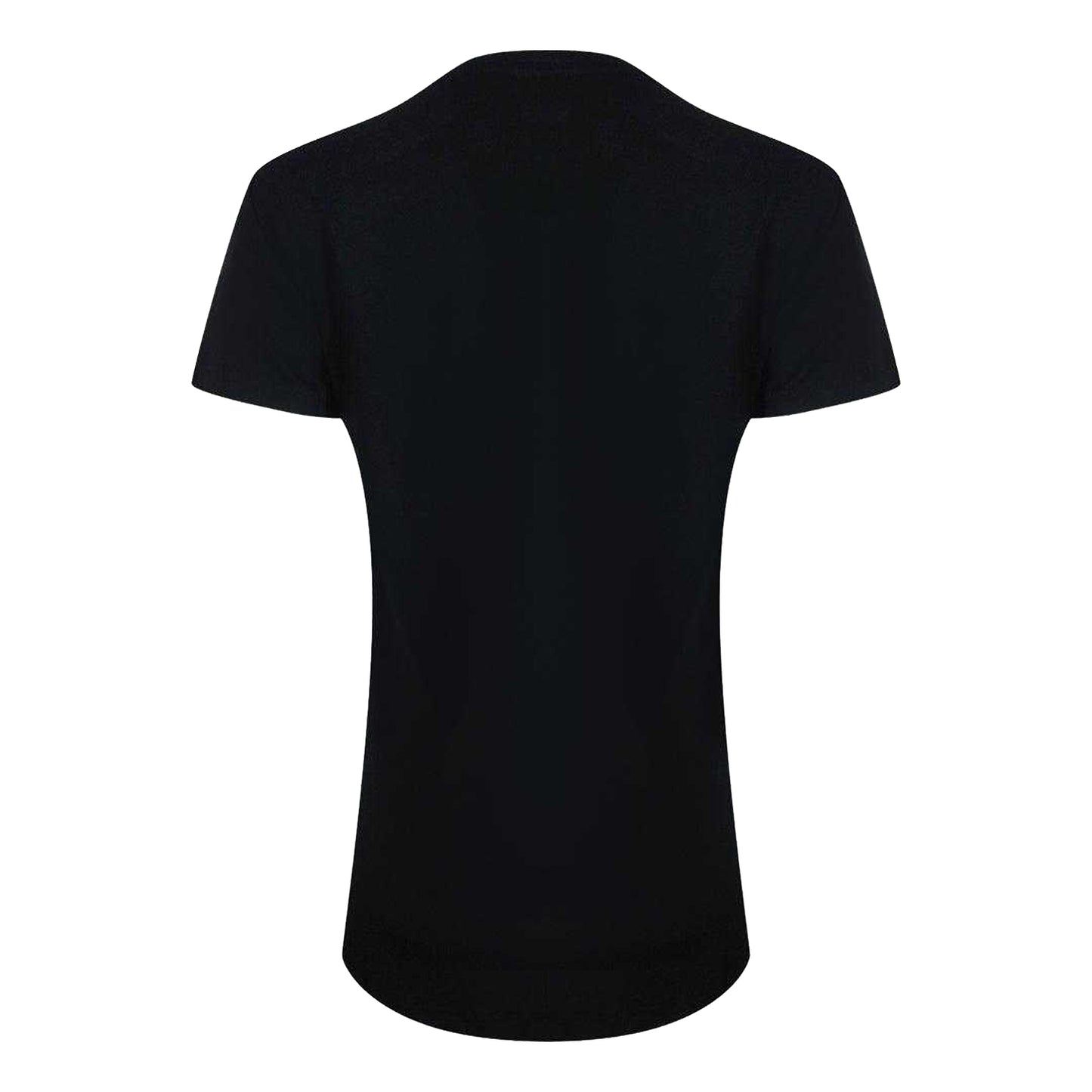 Black - Back - Love Moschino Womens-Ladies Groovy Logo Short-Sleeved T-Shirt