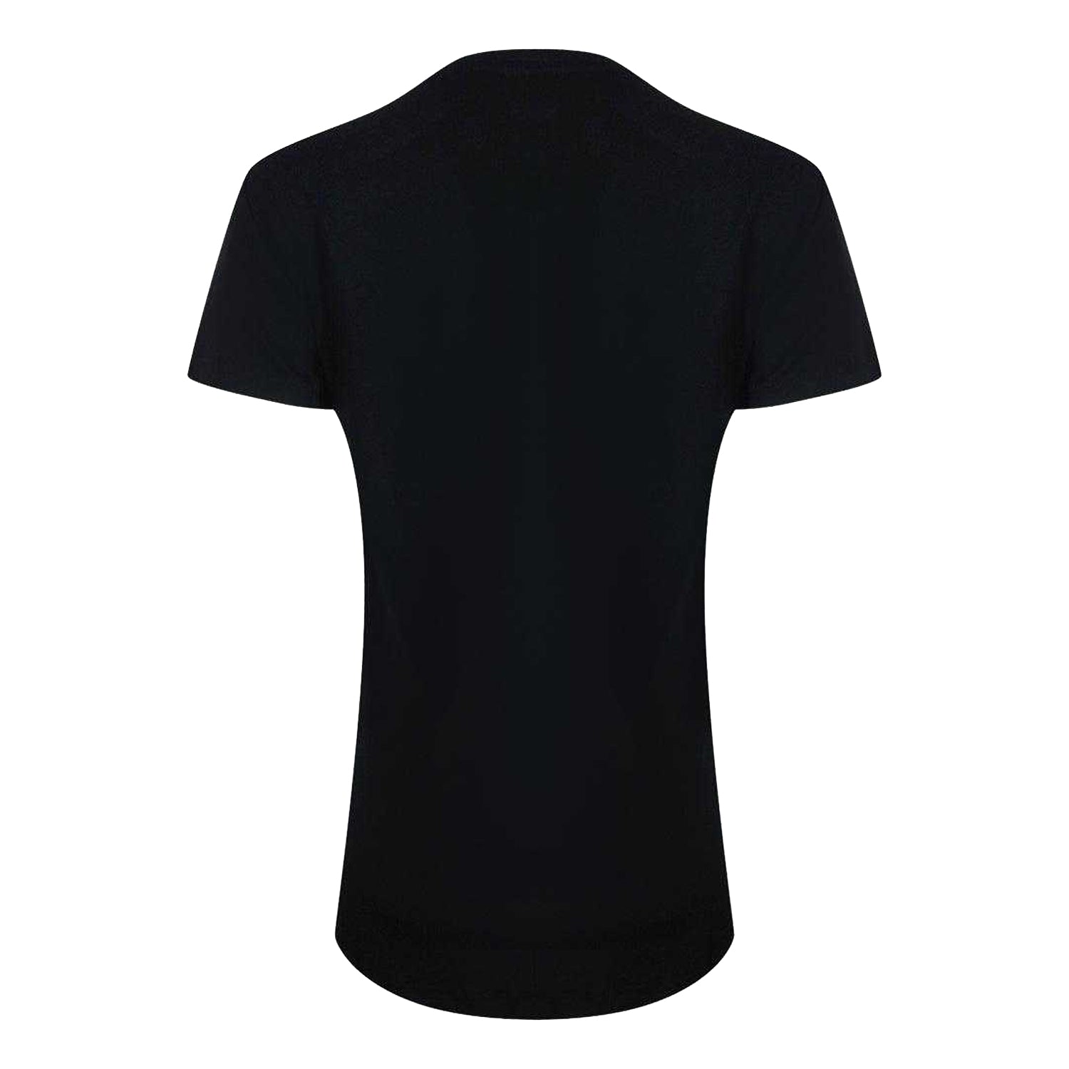 Black - Back - Love Moschino Womens-Ladies Groovy Logo Short-Sleeved T-Shirt