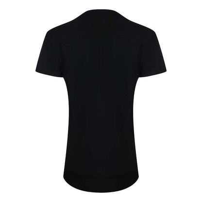 Black - Back - Love Moschino Womens-Ladies Groovy Logo Short-Sleeved T-Shirt