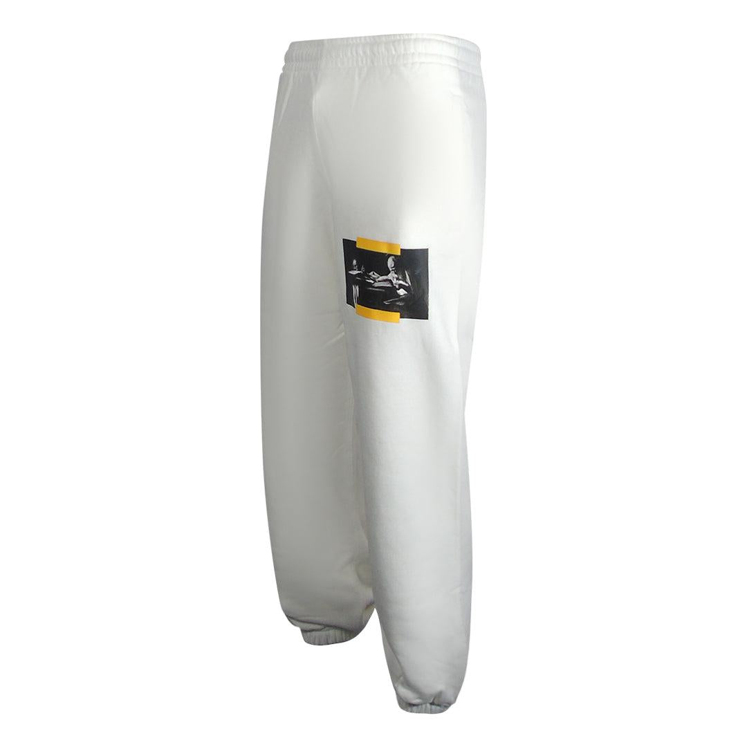 White - Back - Off-White Mens Caravaggio Painting Logo Jogging Bottoms