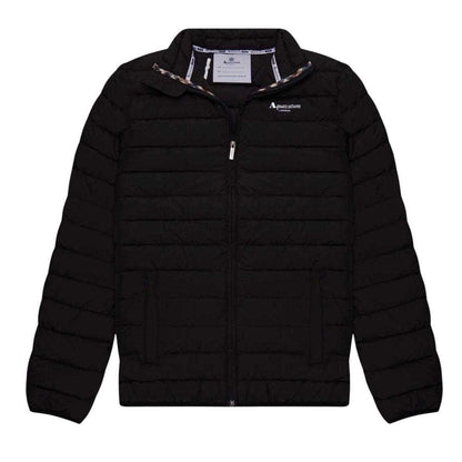 Black - Front - Aquascutum Mens Active Mock Neck Jacket