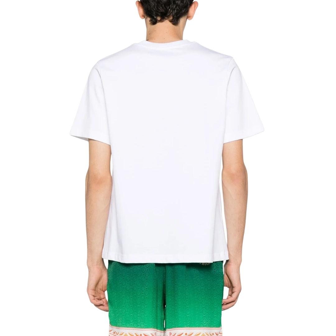 White - Back - Casablanca Mens Playful Casual T-Shirt