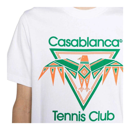 White - Side - Casablanca Mens Playful Casual T-Shirt