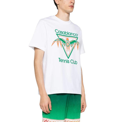 White - Lifestyle - Casablanca Mens Playful Casual T-Shirt