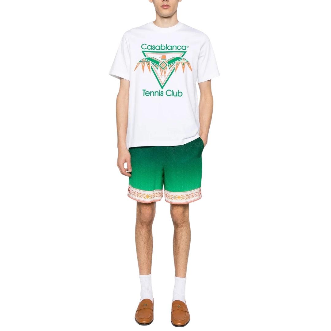 White - Pack Shot - Casablanca Mens Playful Casual T-Shirt
