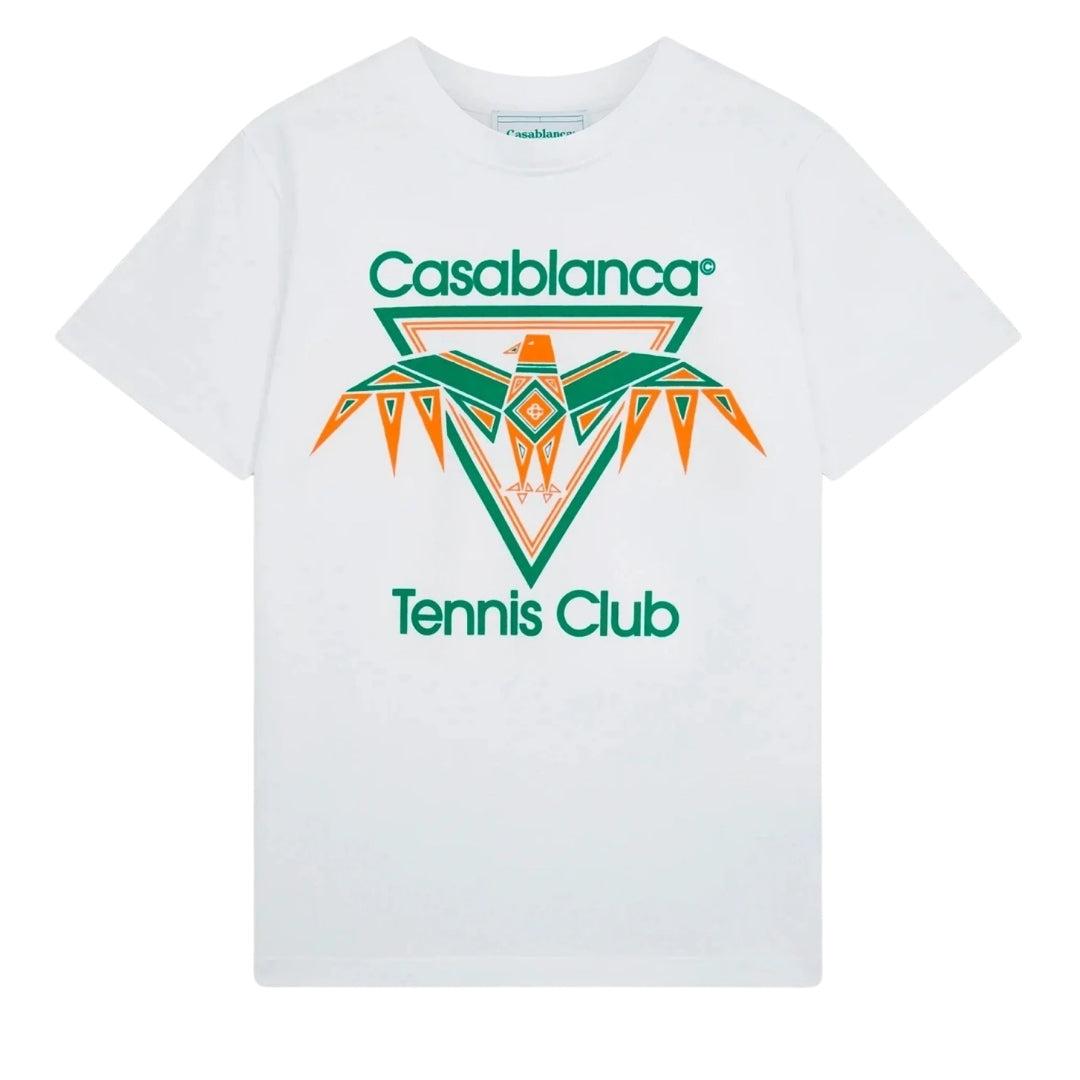 White - Front - Casablanca Mens Playful Casual T-Shirt