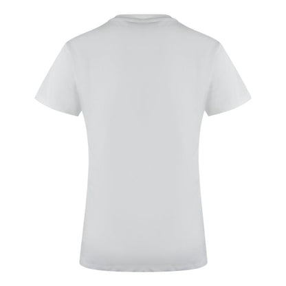 White - Back - Love Moschino Womens-Ladies Love Cotton Short-Sleeved T-Shirt