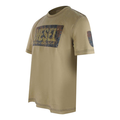 Pelican - Side - Diesel Mens Logo Cotton T-Shirt