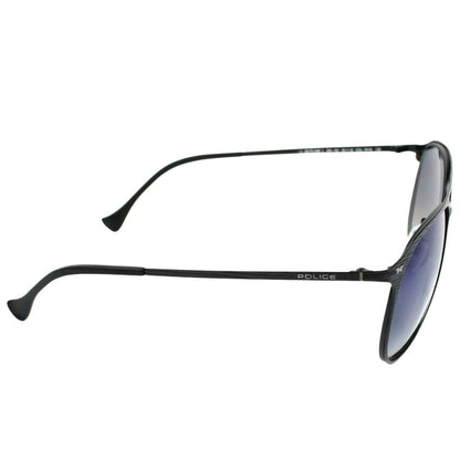 Black - Back - Police Unisex Adult Outline 1 Sunglasses