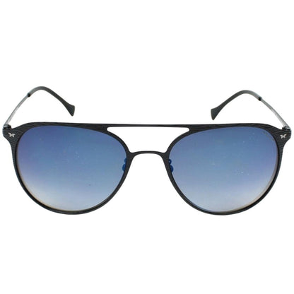 Black - Front - Police Unisex Adult Outline 1 Sunglasses