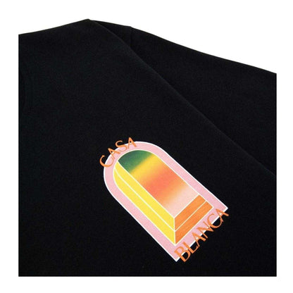 Black Gradient - Side - Casablanca Unisex Adult Cotton Everyday T-Shirt