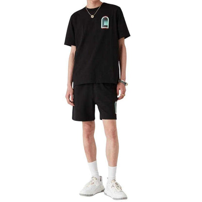 Black Gradient - Side - Casablanca Mens L´Arche Cotton T-Shirt