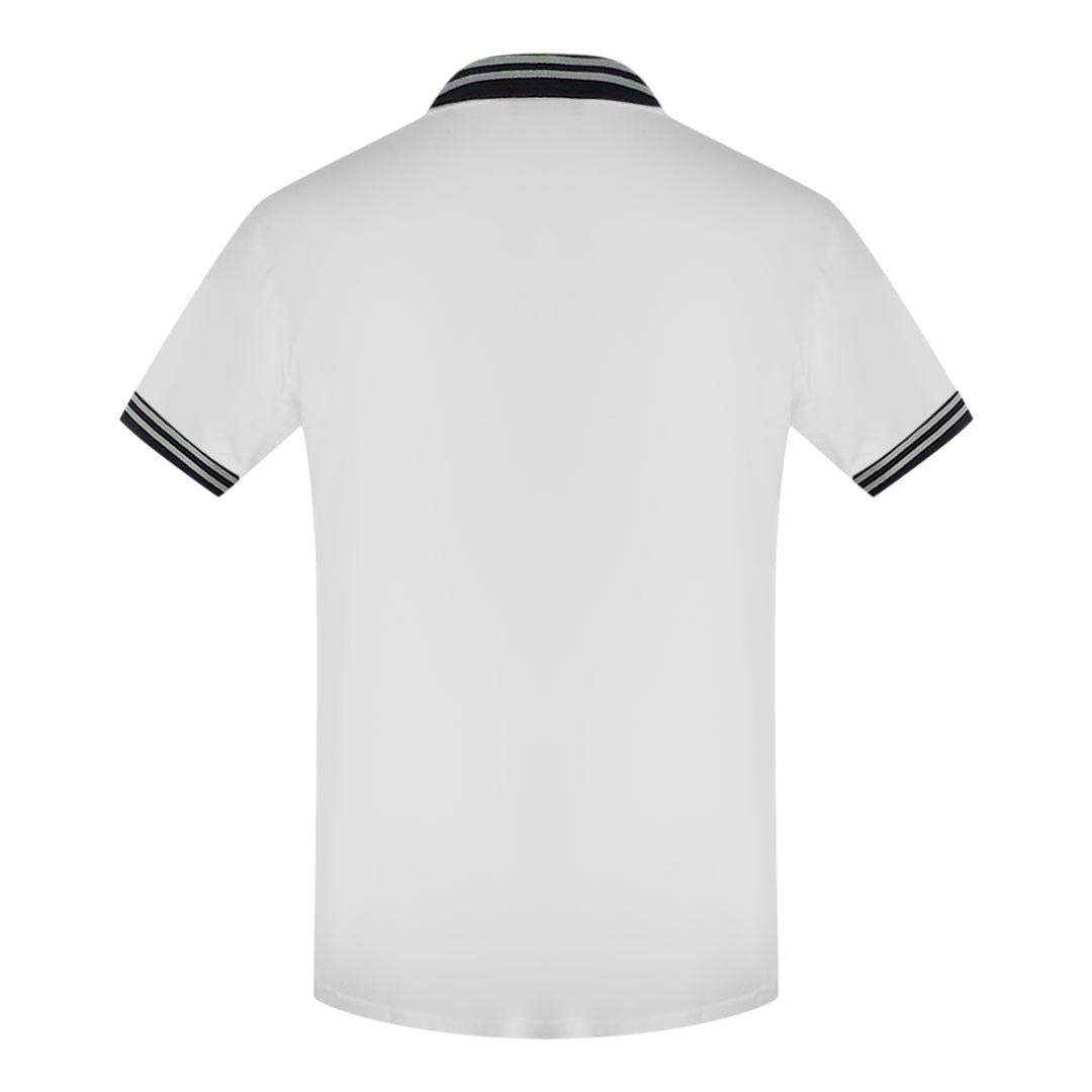 White - Back - Love Moschino Mens Cotton Polo Shirt