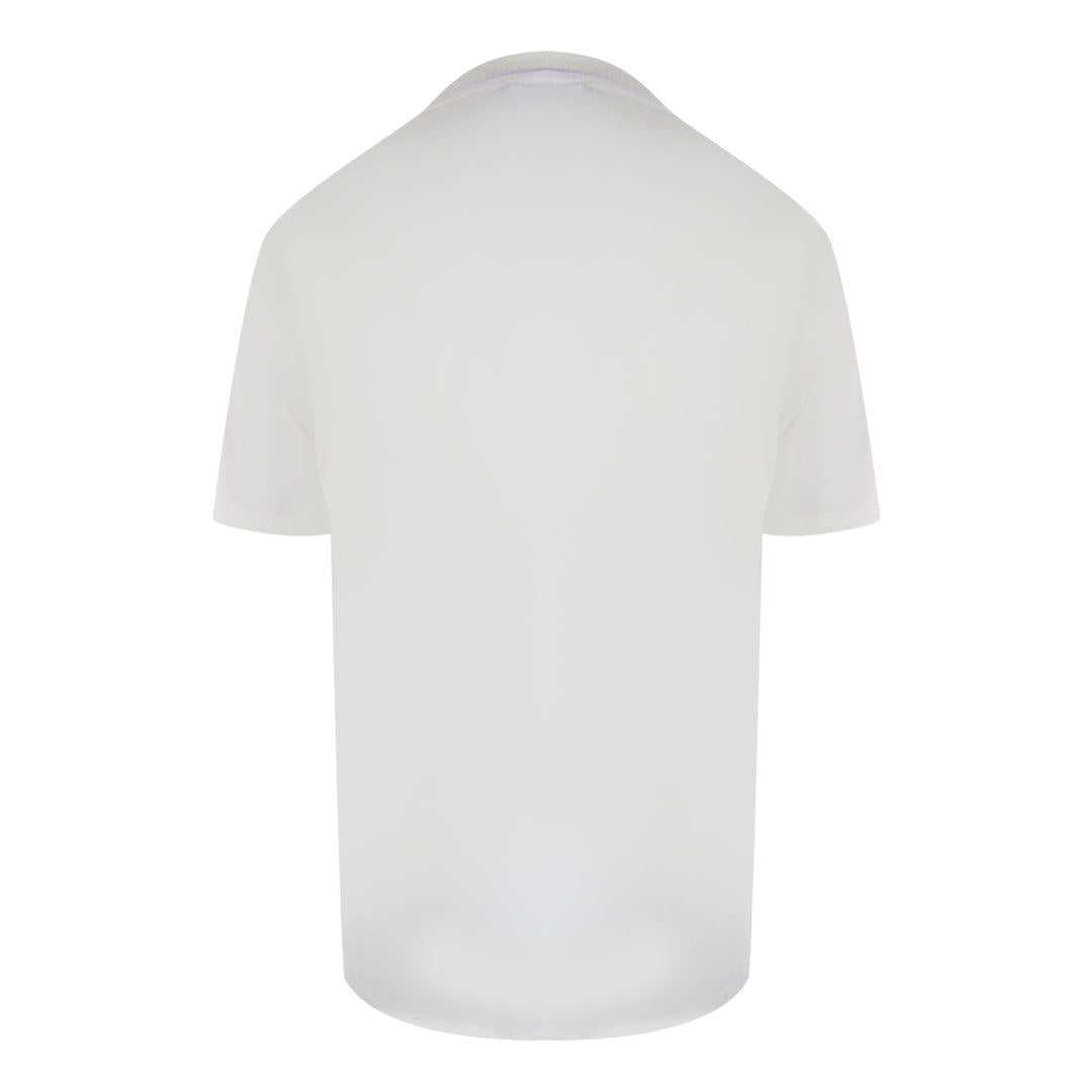 White - Back - Love Moschino Mens Box Logo T-Shirt