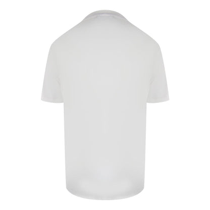 White - Back - Love Moschino Mens Box Logo T-Shirt