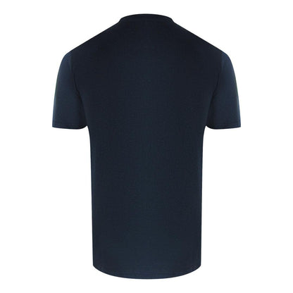 Navy Blue - Back - Love Moschino Mens Box Logo T-Shirt