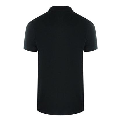 Black - Back - Love Moschino Mens Cotton Short-Sleeved Polo Shirt