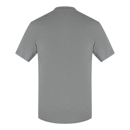 Grey - Back - Love Moschino Mens Cotton Short-Sleeved Polo Shirt