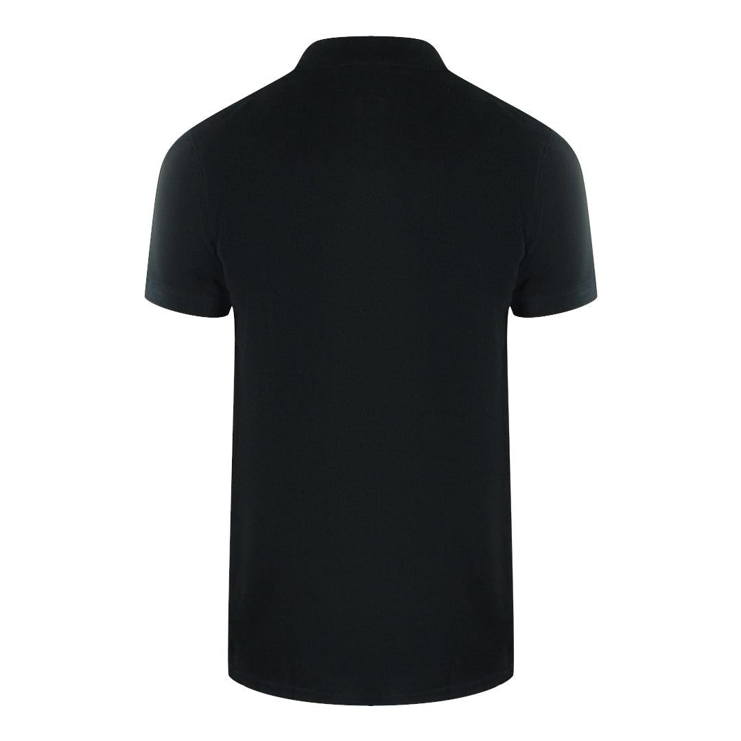 Black - Back - Love Moschino Mens Cotton Polo Shirt