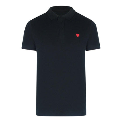 Black - Front - Love Moschino Mens Cotton Polo Shirt