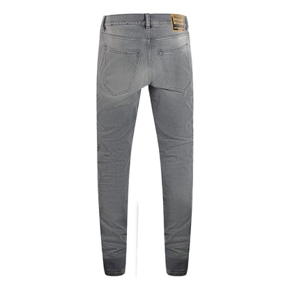 Grey Wash - Back - Diesel Mens 2019 D-Strukt-R Cotton Denim Jeans