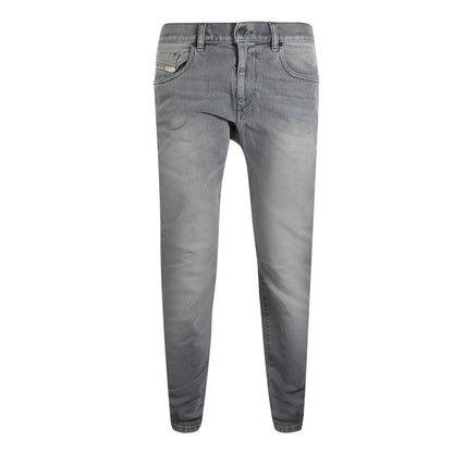 Grey Wash - Front - Diesel Mens 2019 D-Strukt-R Cotton Denim Jeans