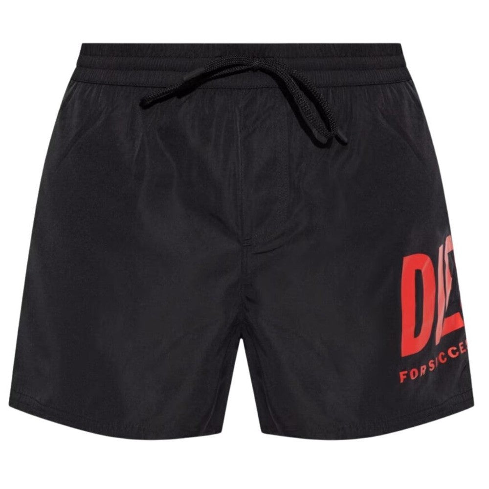 Black - Front - Diesel Mens BMBX-Nico Swim Shorts