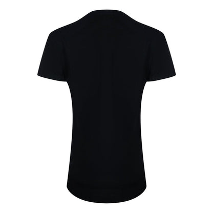 Navy Blue - Back - Love Moschino Mens Groovy Cotton T-Shirt